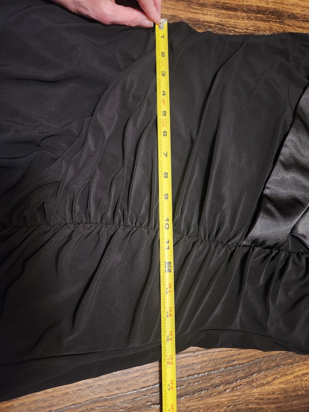 Scarlett Nite Black Ruched Wide Collar Sleeveless Evening Dress Sz 10 Like New! - Picture 11 of 14